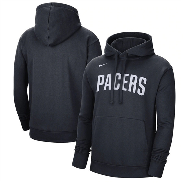 Men's Indiana Pacers Black 2022/23 City Edition Essential Pullover Hoodie
